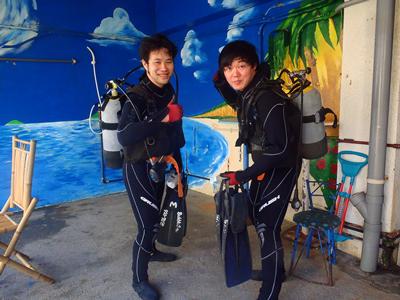 沖縄ダイビング☆4/4　16時　サンゴ体験ダイビング　とも