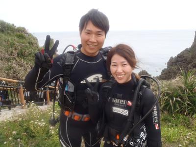 沖縄ダイビング☆5/3　青の洞窟体験ダイビング　１０時半　しおん