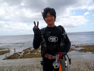 沖縄ダイビング☆７・１７　サンゴのお花畑体験ダイビング　ゆうり