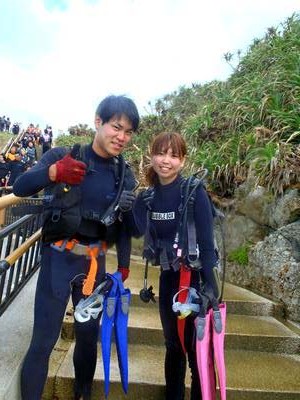 沖縄ダイビング☆8/18　青の洞窟体験ダイビング　１５時　ゆうき