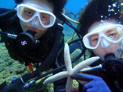 沖縄ダイビング☆８・２０　サンゴコース体験ダイビング　１０時　えりな