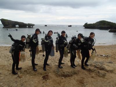 沖縄ダイビング☆9/7　サンゴ体験ダイビング　１５：００　たく・りょうけん・しおん