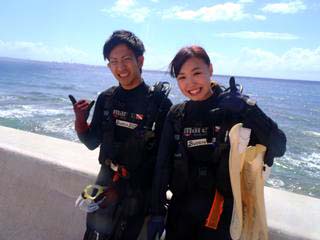 沖縄ダイビング☆9/25　サンゴのお花畑体験ダイビング　１３時　しおん